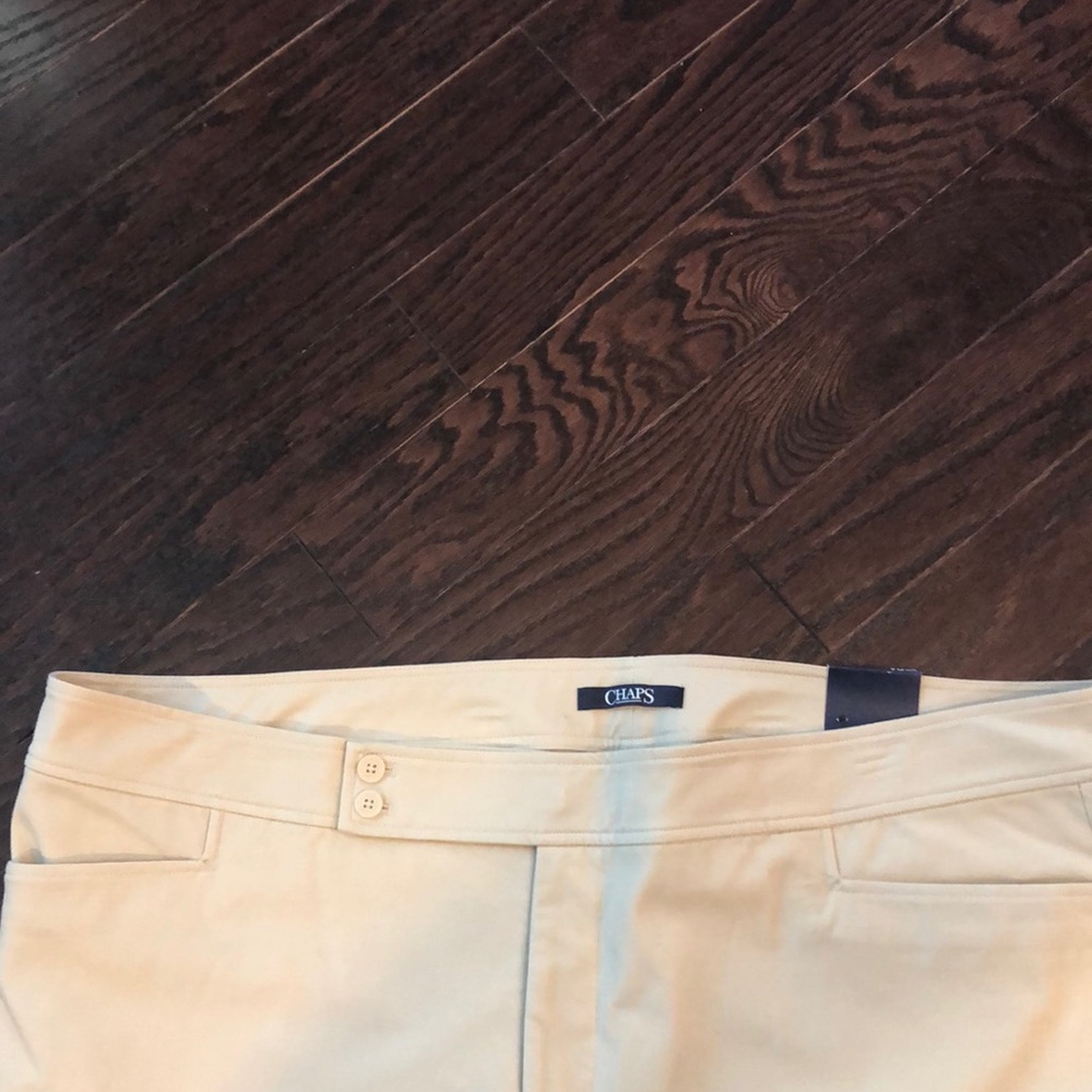 Plus Size CHAPS Twill Casual Ankle Capris Pants - Picture 8 of 8